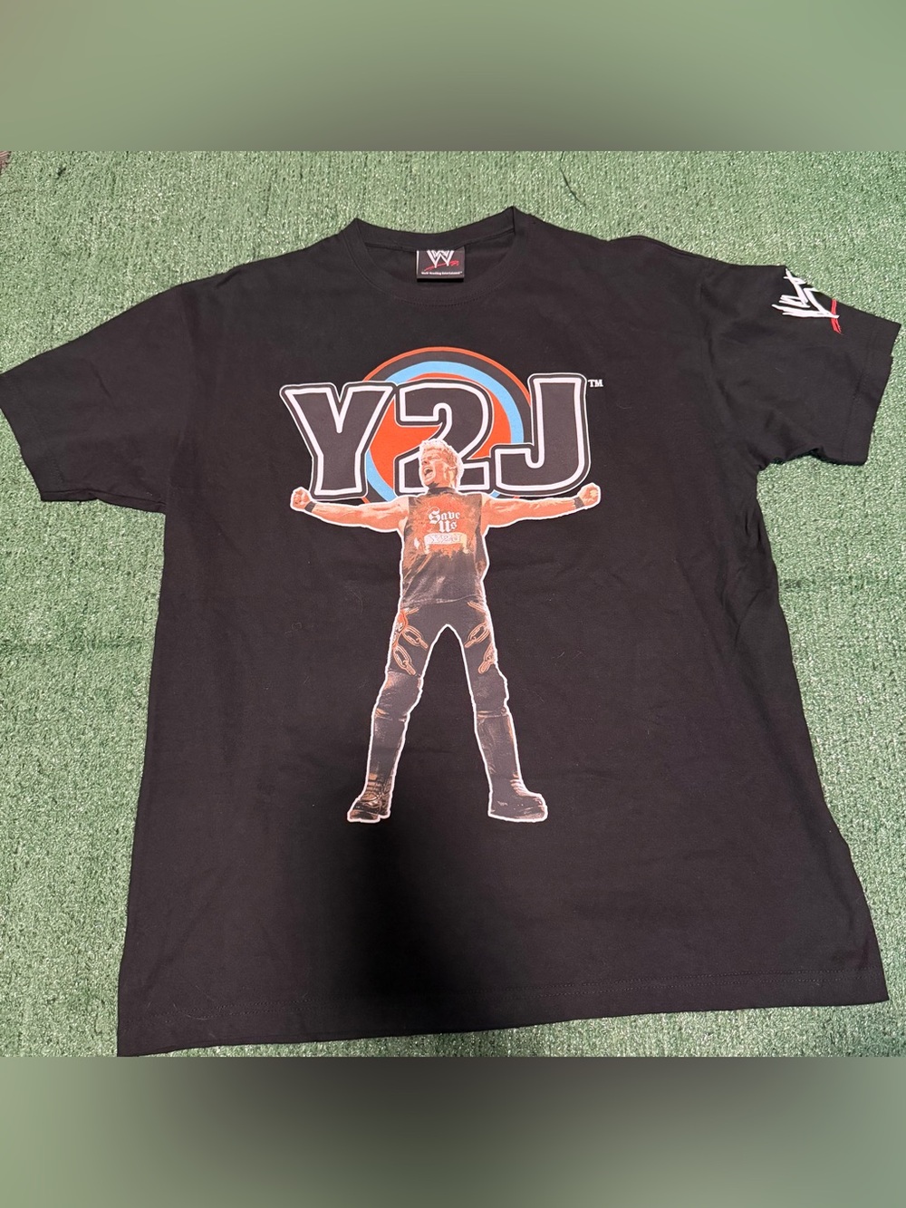 Vintage Chris Jericho WWE Wrestling Tee Shirt XL Y2J